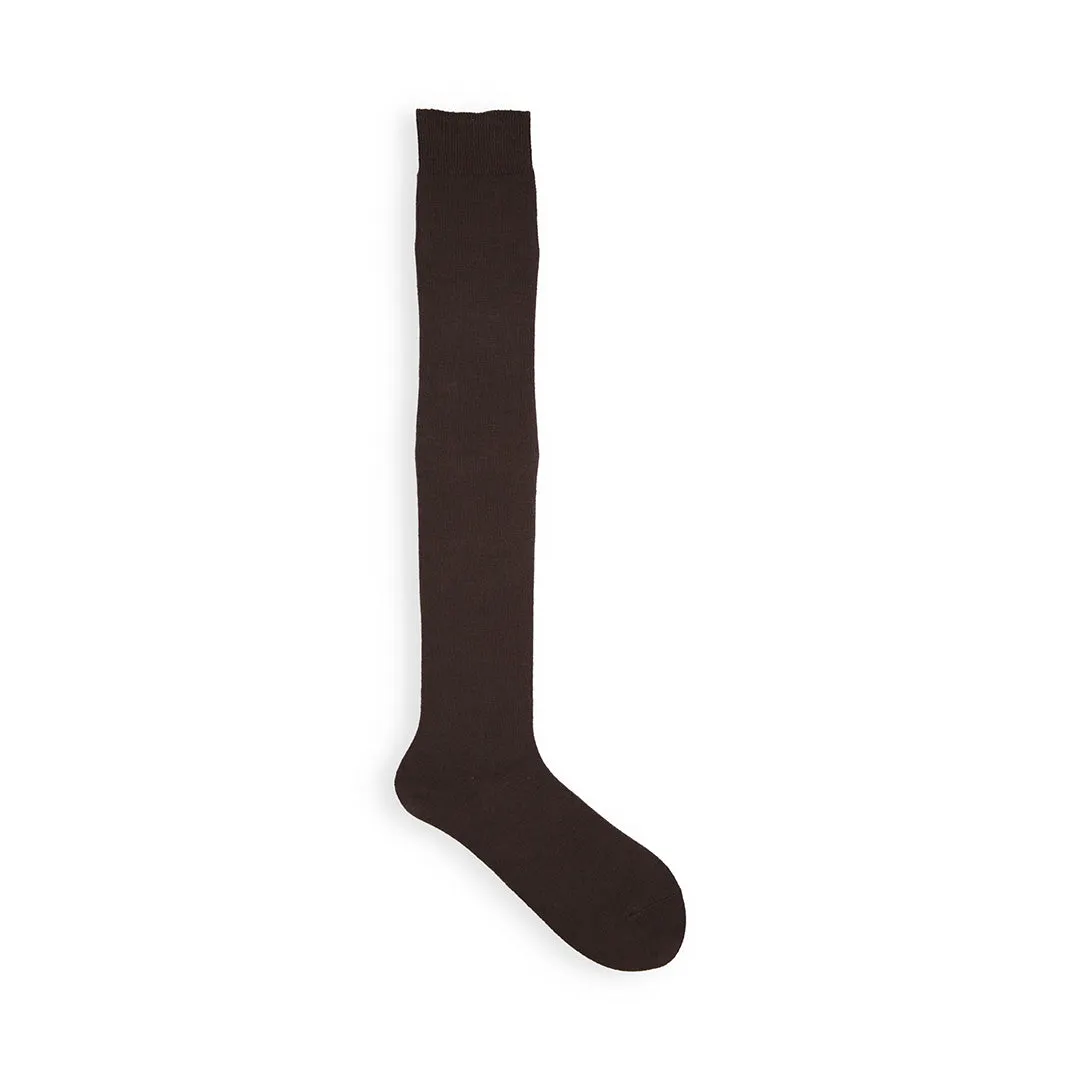 011180053 Plain Casual Over The Knee Socks