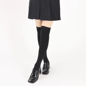 011180053 Plain Casual Over The Knee Socks