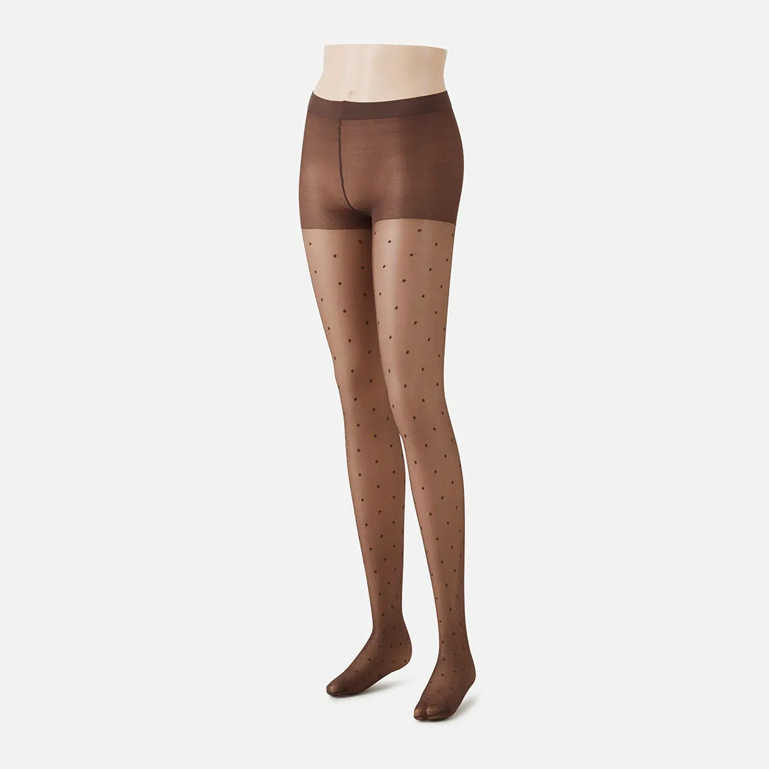 011900224 Clear Dots Sheer Tights 20D TL