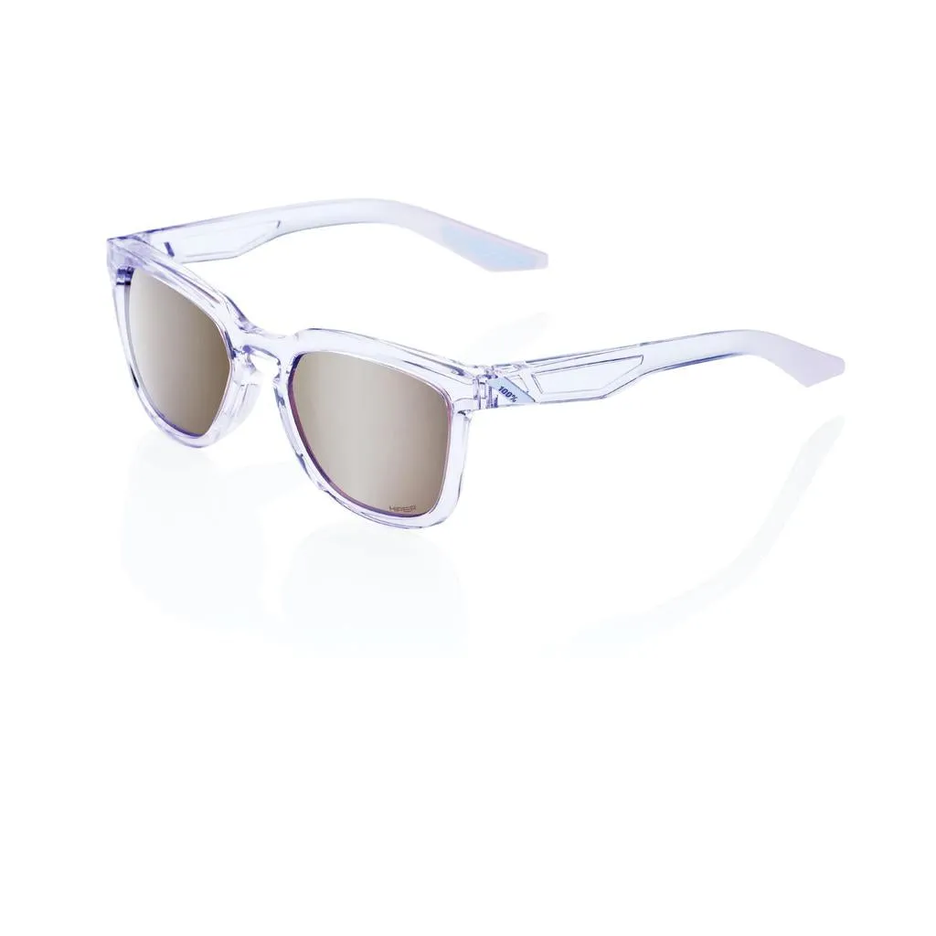 100% Hudson - Polished Translucent Lavender - HiPER Silver Mirror Lens