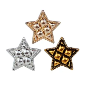 18/20/23mm Turtle Star Metal Buttons for Sewing 20pcs