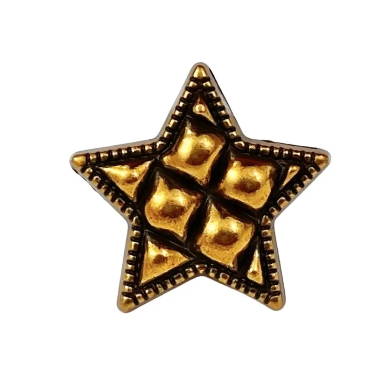 18/20/23mm Turtle Star Metal Buttons for Sewing 20pcs