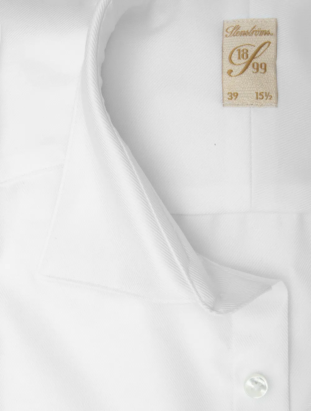 1899 Single Cuff Twill Shirt White