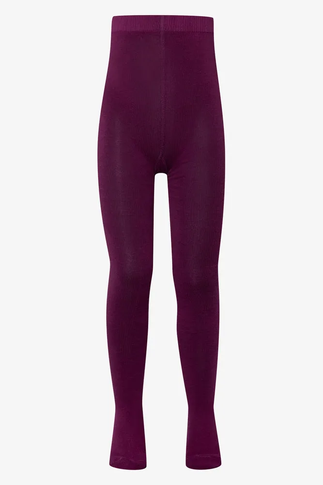 2 Pack Tights Burgundy And Pink