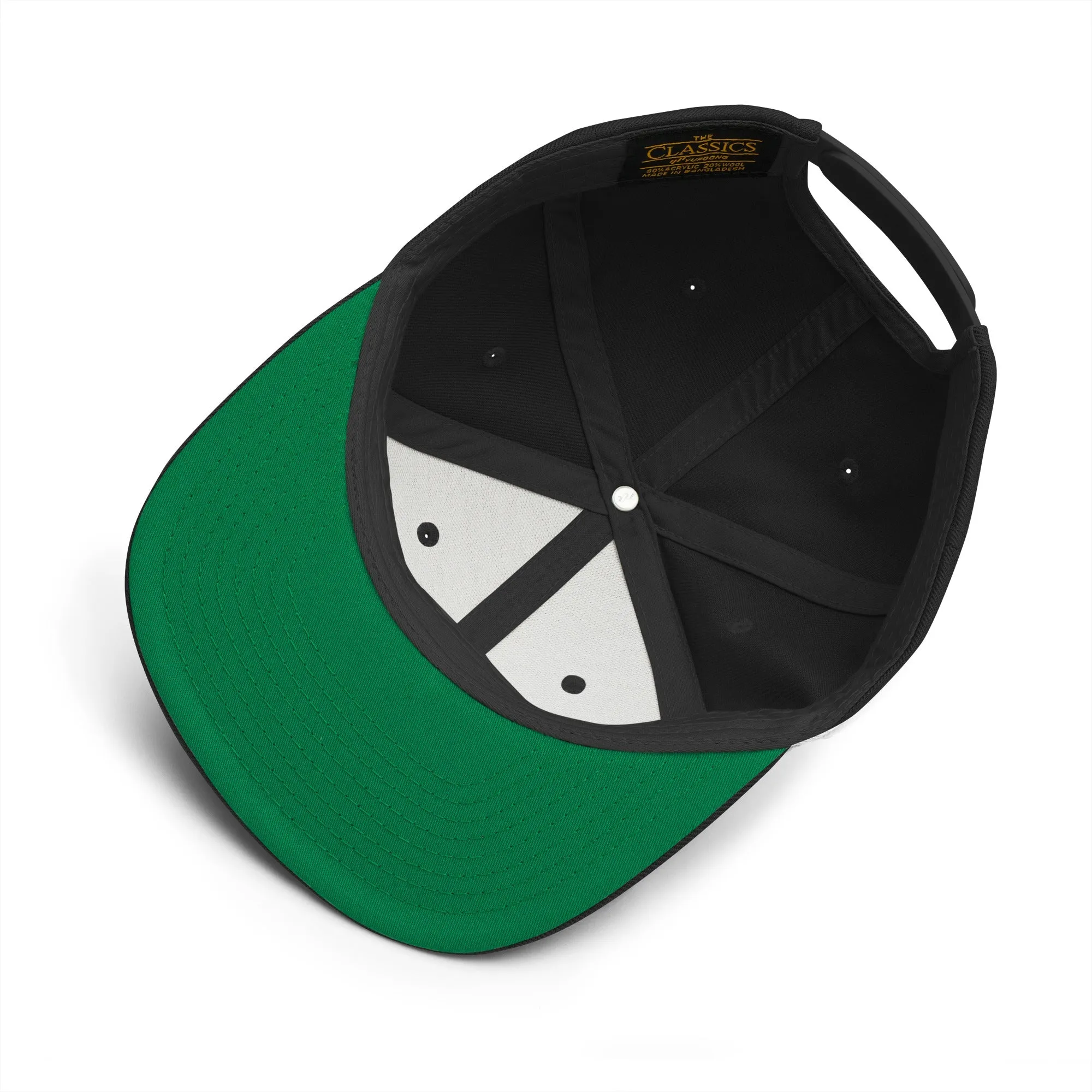 30 - Number Thirty 30th Birthday Gift Idea Flat Bill Snapback Hat for Men and Women