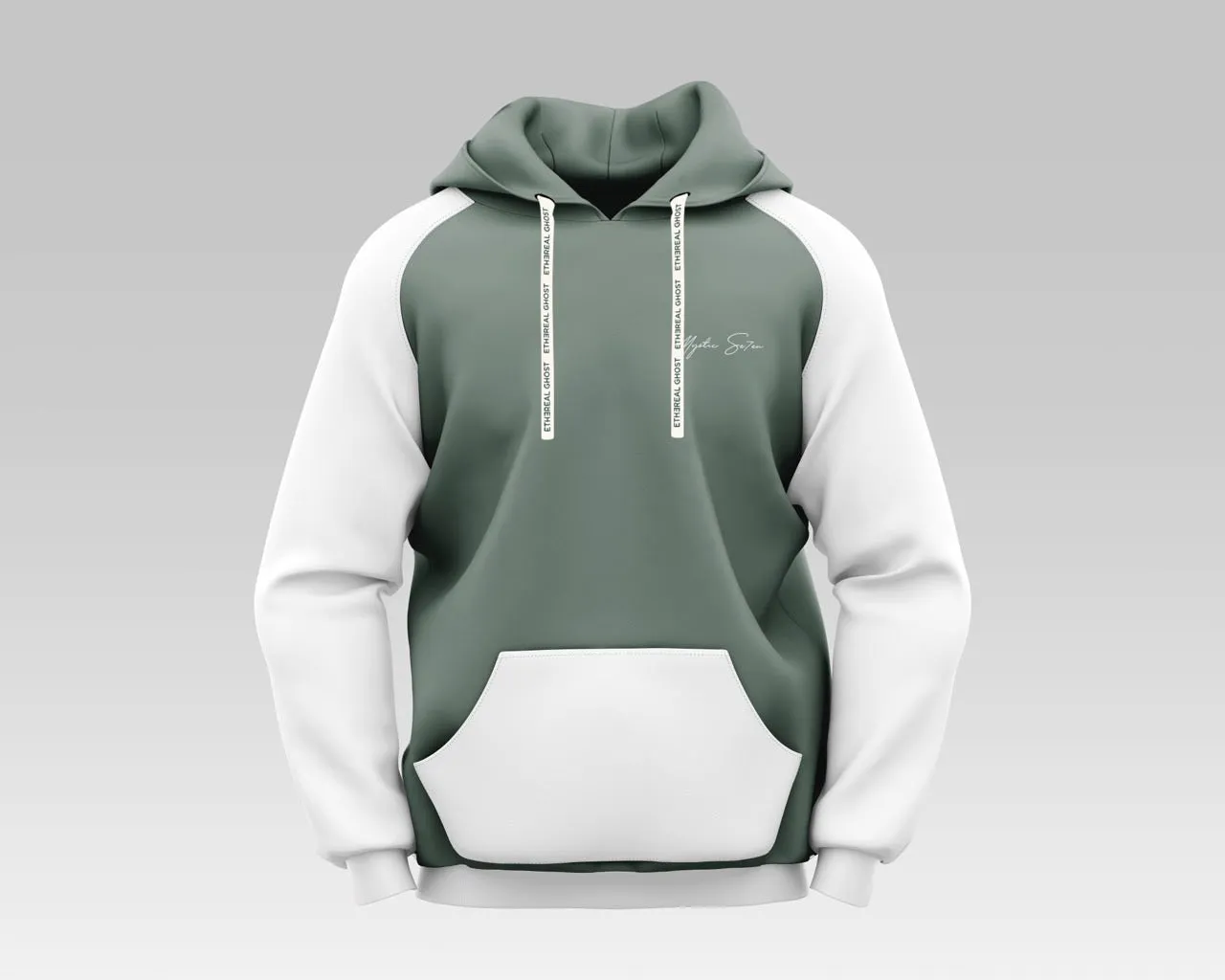 480 GSM Mystic Se7en Sage Green & White