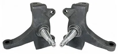 63-70 CHEVY C10 FRONT DISC BRAKE KIT & RIDETECH SPINDLES,13" DRILLED,BLACK CALIP