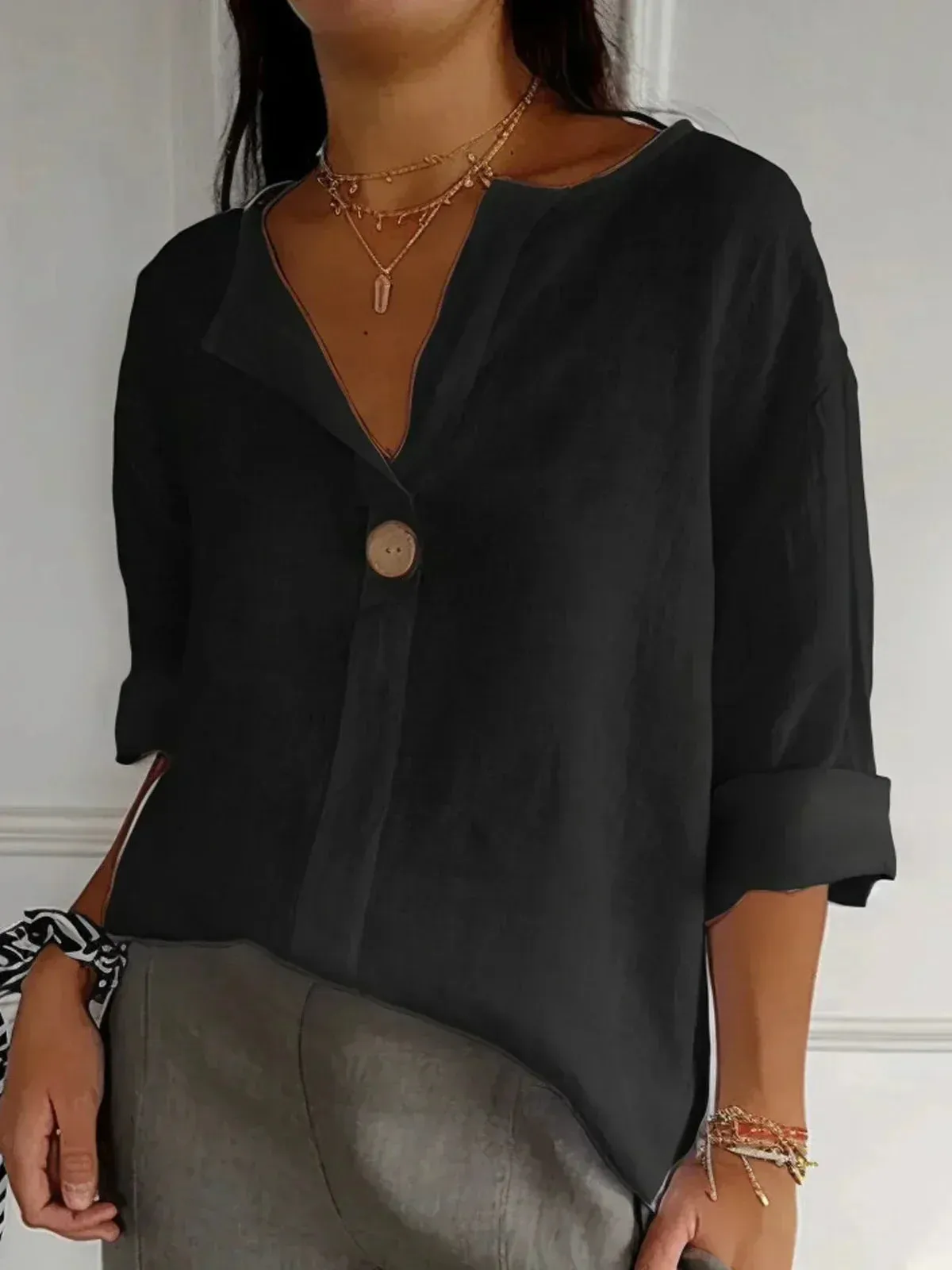 Abigail | Casual V-Neck Blouse