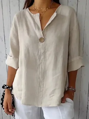 Abigail | Casual V-Neck Blouse