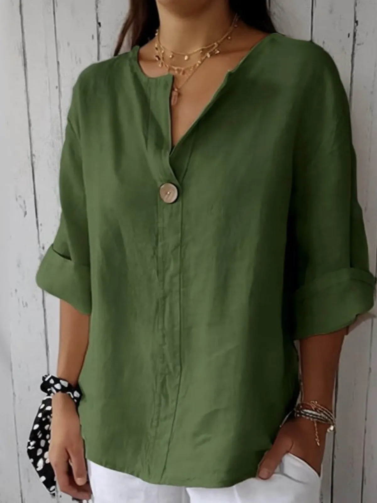 Abigail | Casual V-Neck Blouse
