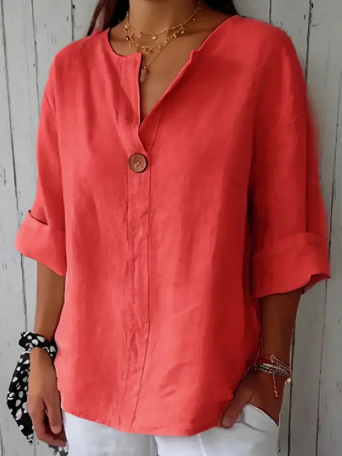 Abigail | Casual V-Neck Blouse