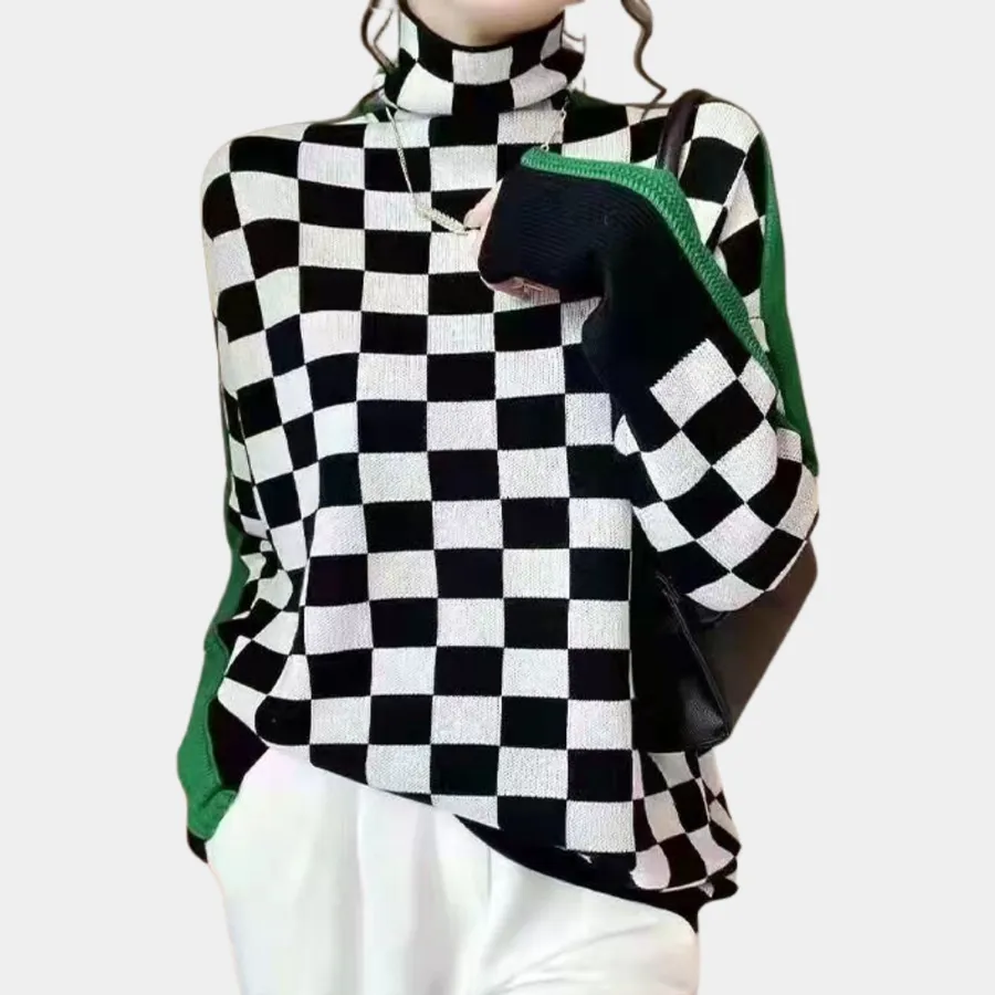 Agnese - elegant turtleneck jumper for women
