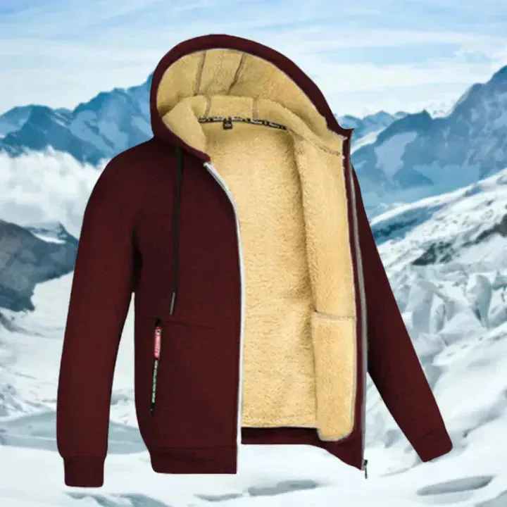 Aiden | Men's Hooded Winter Jacket with Fleece