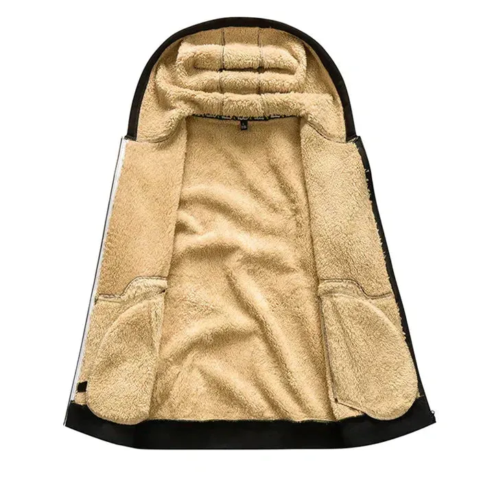 Aiden | Men's Hooded Winter Jacket with Fleece