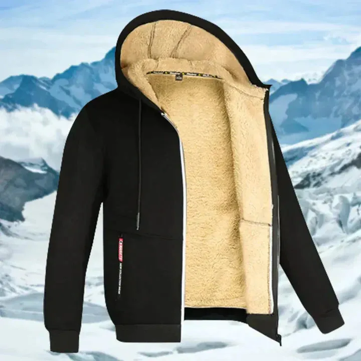 Aiden | Men's Hooded Winter Jacket with Fleece