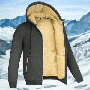 Aiden | Men's Hooded Winter Jacket with Fleece