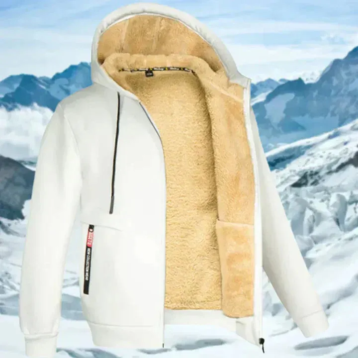Aiden | Men's Hooded Winter Jacket with Fleece