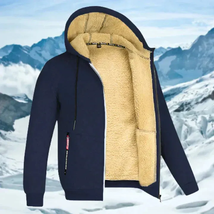 Aiden | Men's Hooded Winter Jacket with Fleece