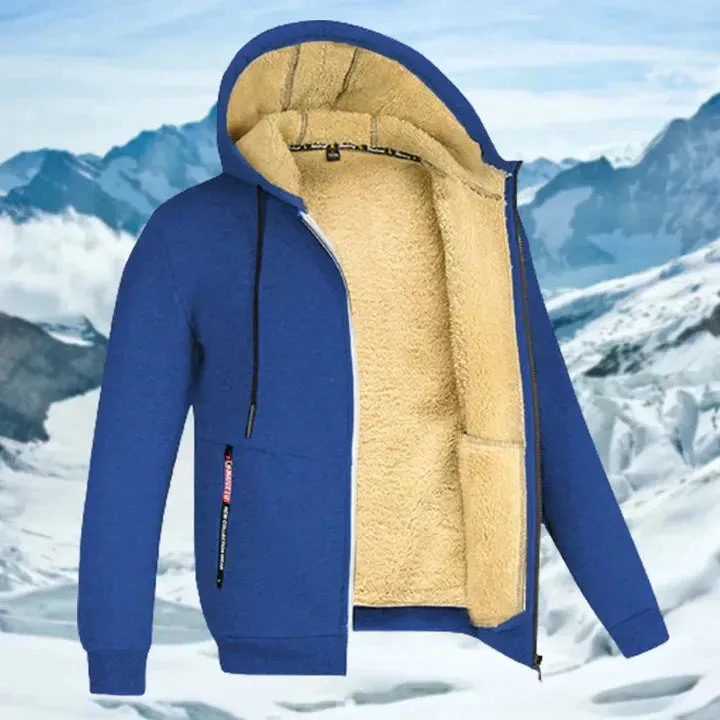 Aiden | Men's Hooded Winter Jacket with Fleece