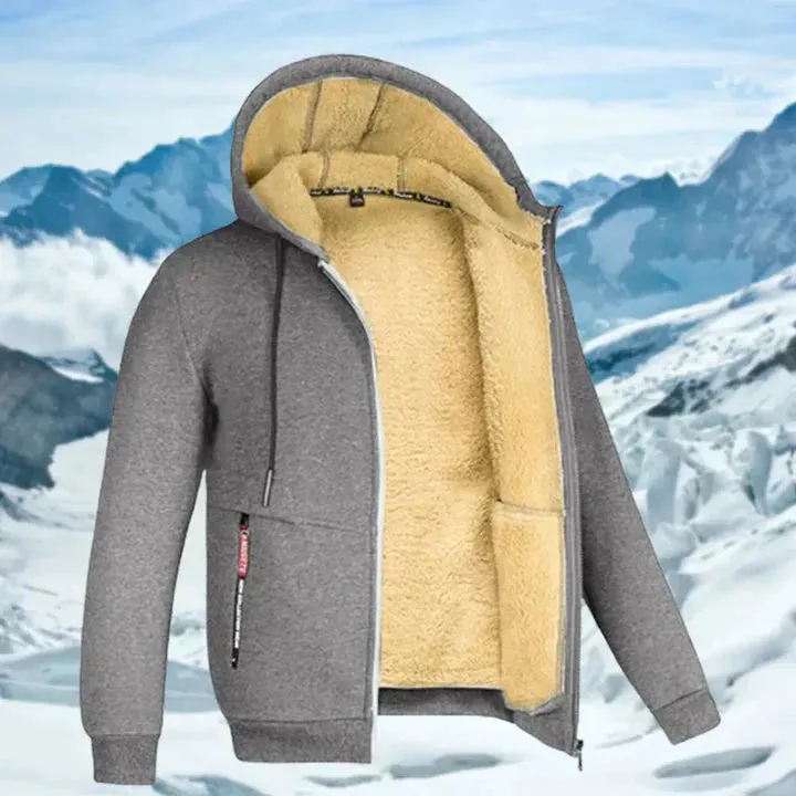 Aiden | Men's Hooded Winter Jacket with Fleece
