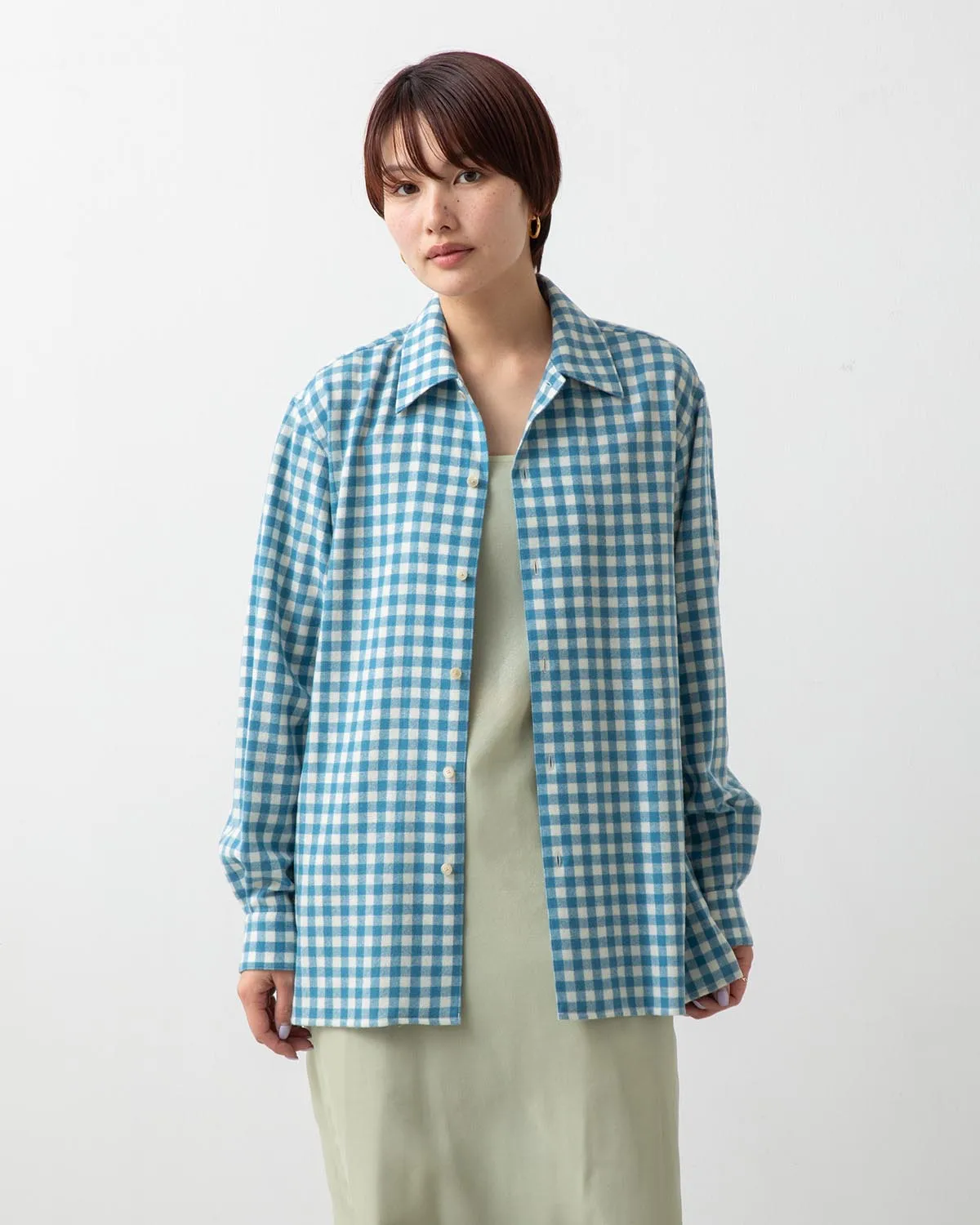AIRY SMOOTH CASHMERE SHIRT BLOUSON (WOMEN'S)