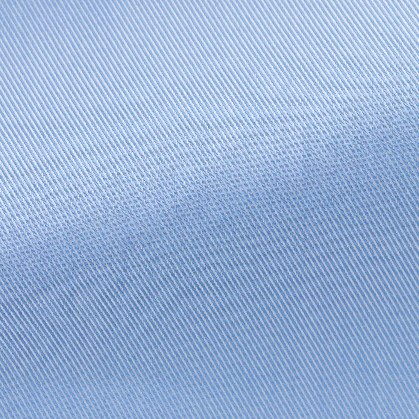 Albini Powder Blue Twill 365 Easy Care Fine Cotton