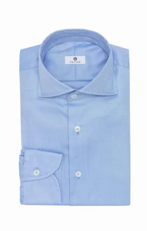 Albini Powder Blue Twill 365 Easy Care Fine Cotton