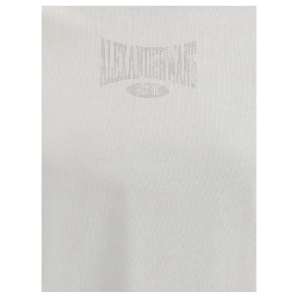 Alexander Wang Cropped Graphic T-Shirt