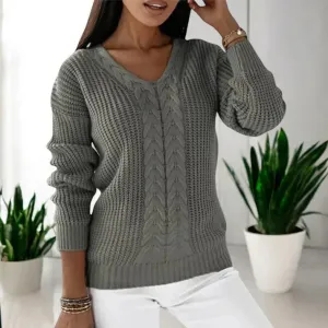Alyssa - Cozy Cable Knit Sweater