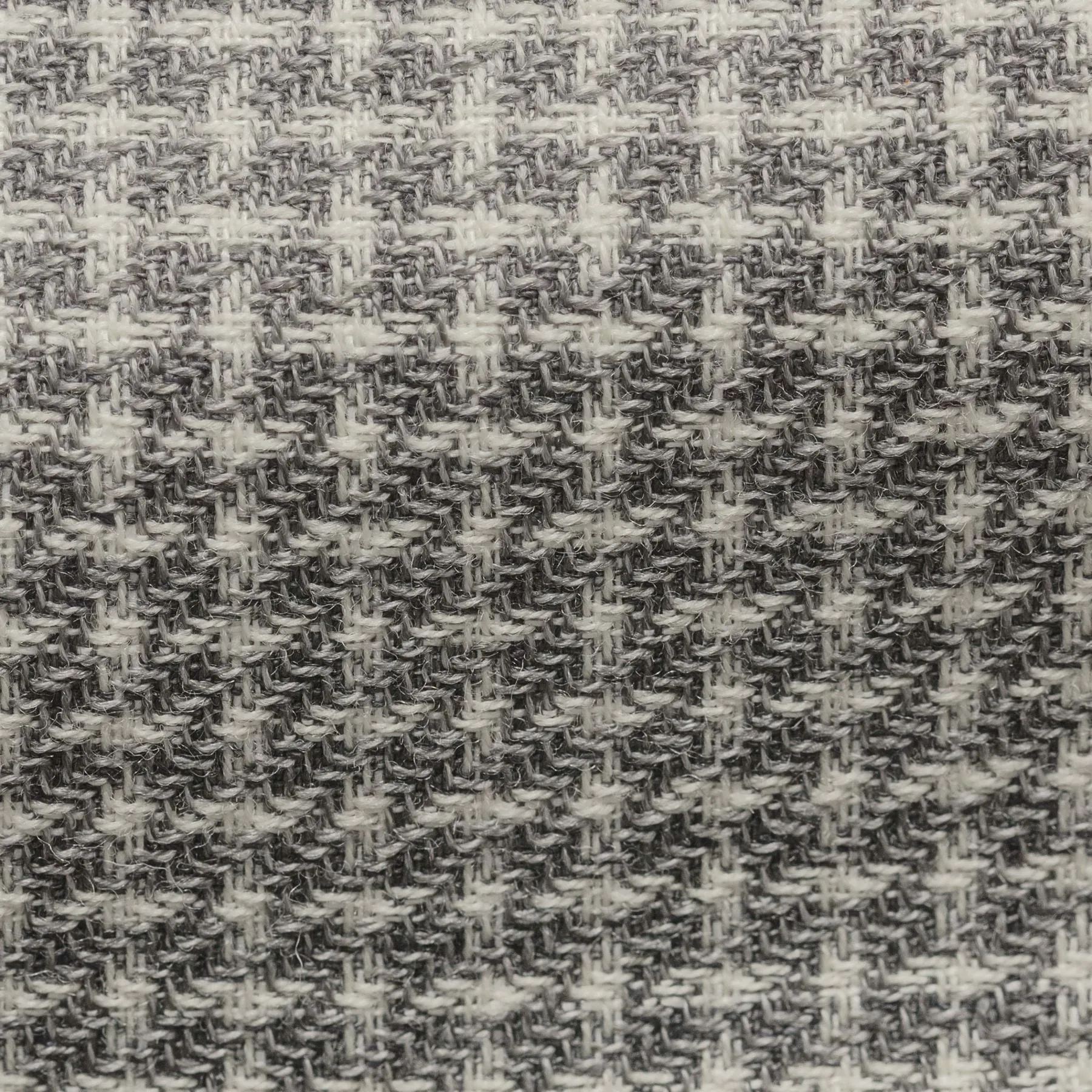 Angelico Mid Grey Wool & Linen with White Modern Check