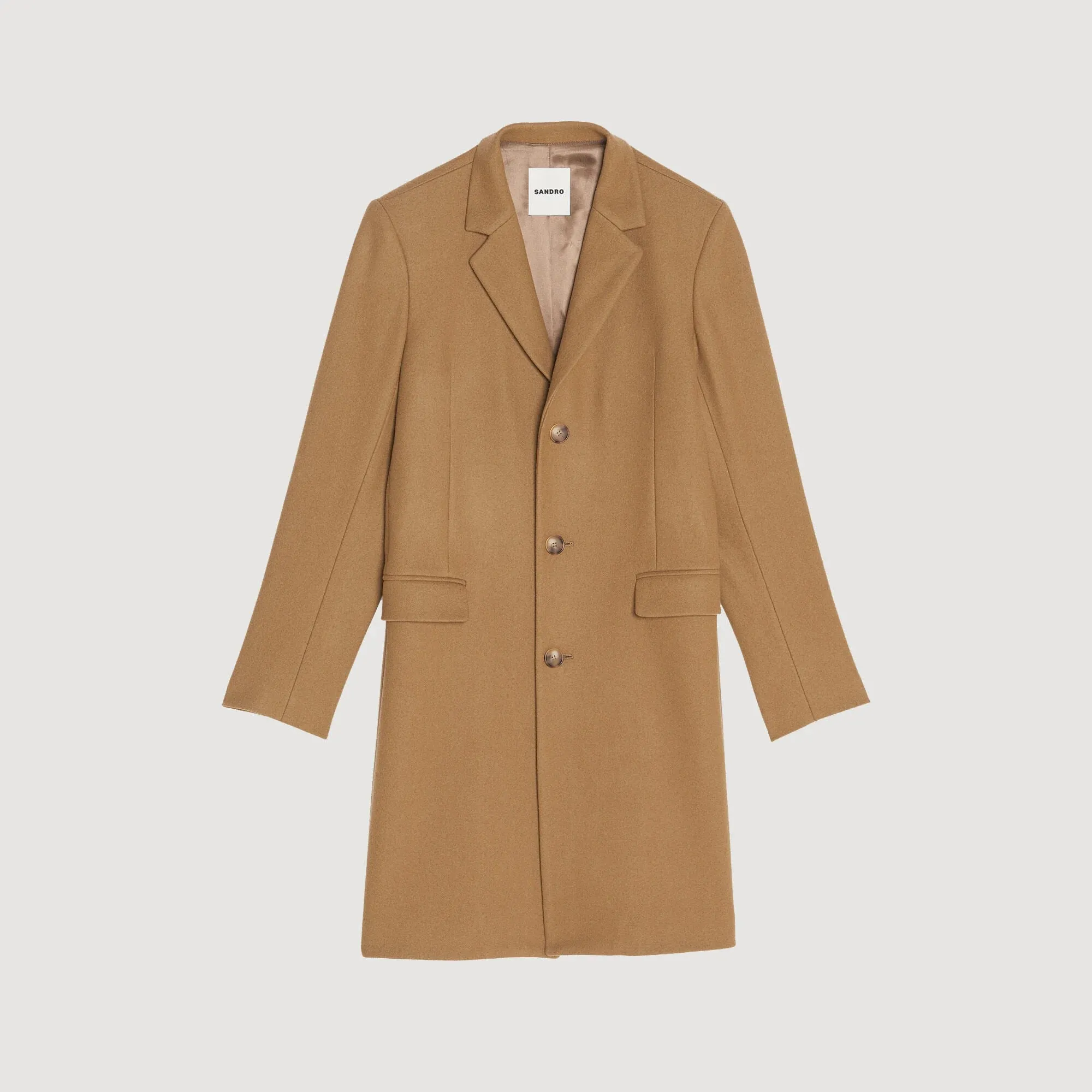 Apollo Wool Coat Beige