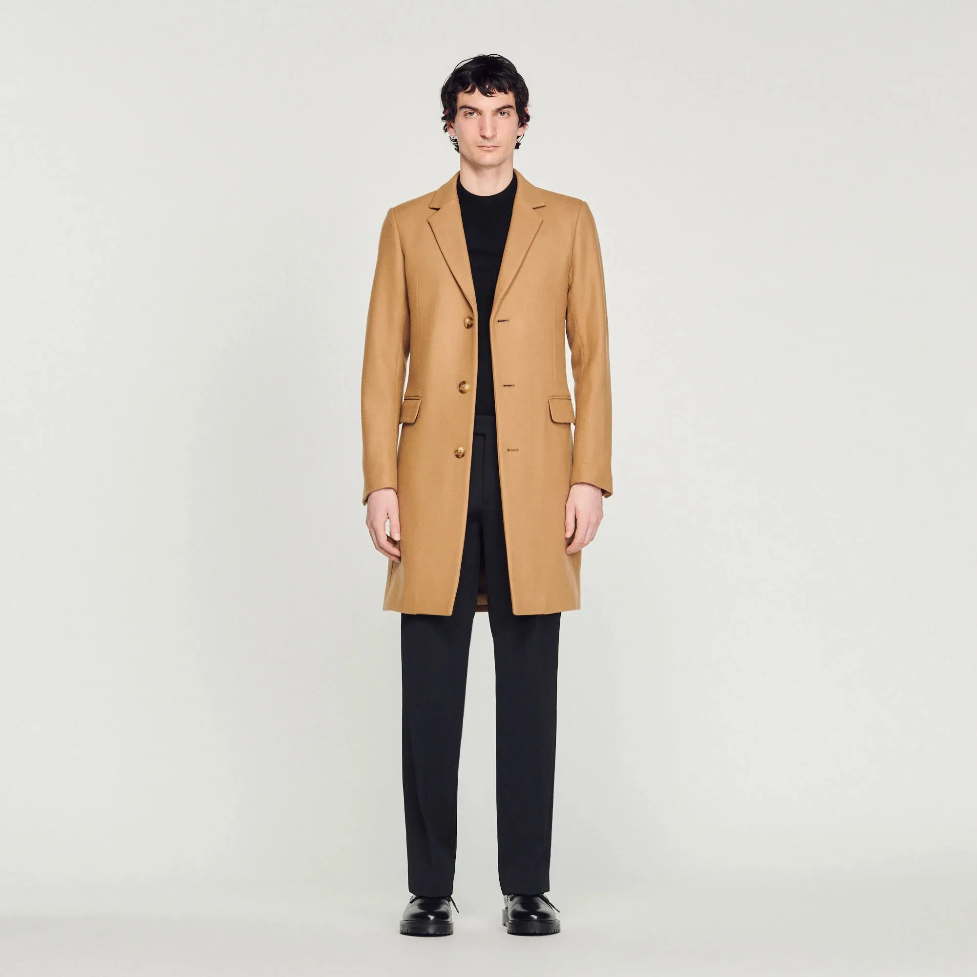 Apollo Wool Coat Beige