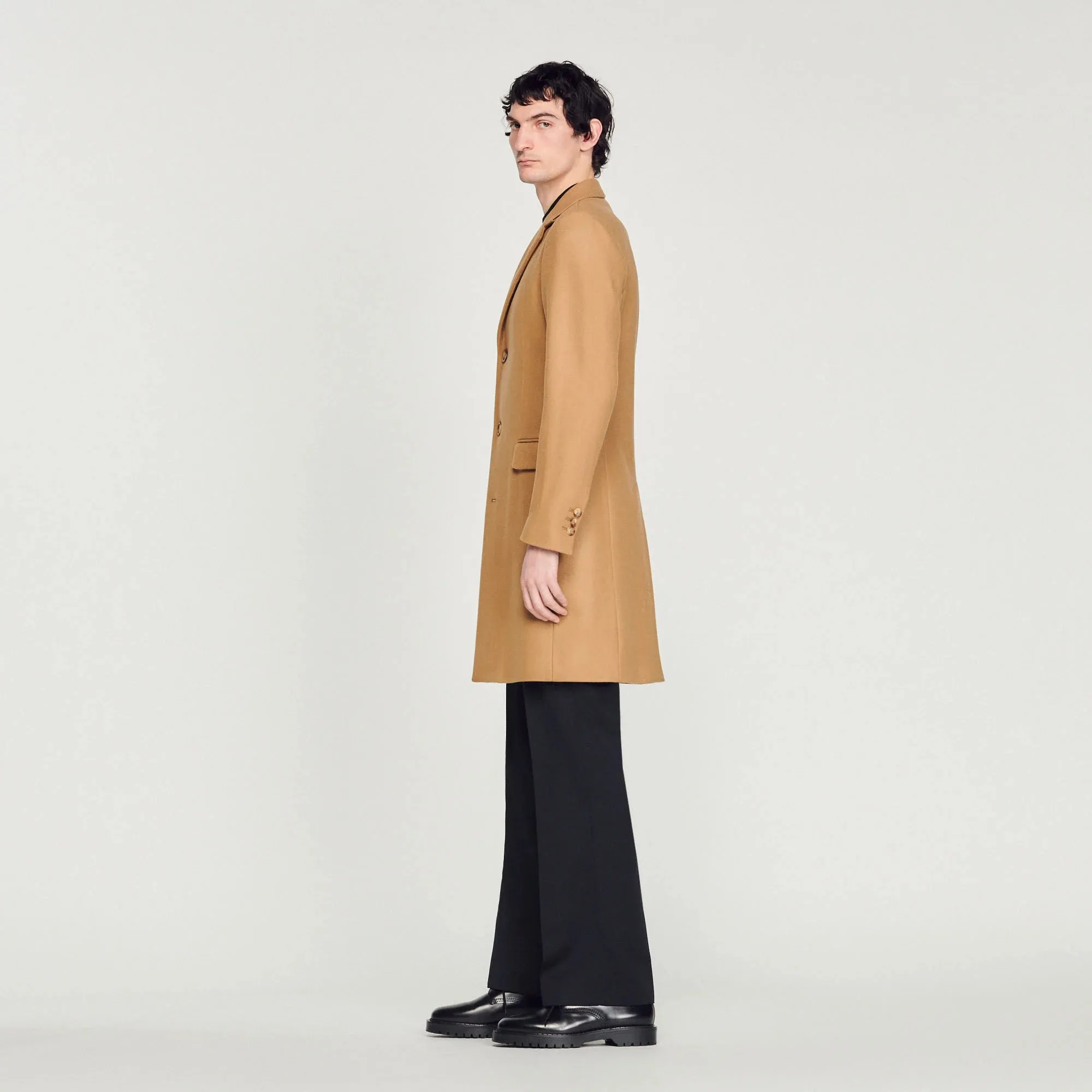 Apollo Wool Coat Beige