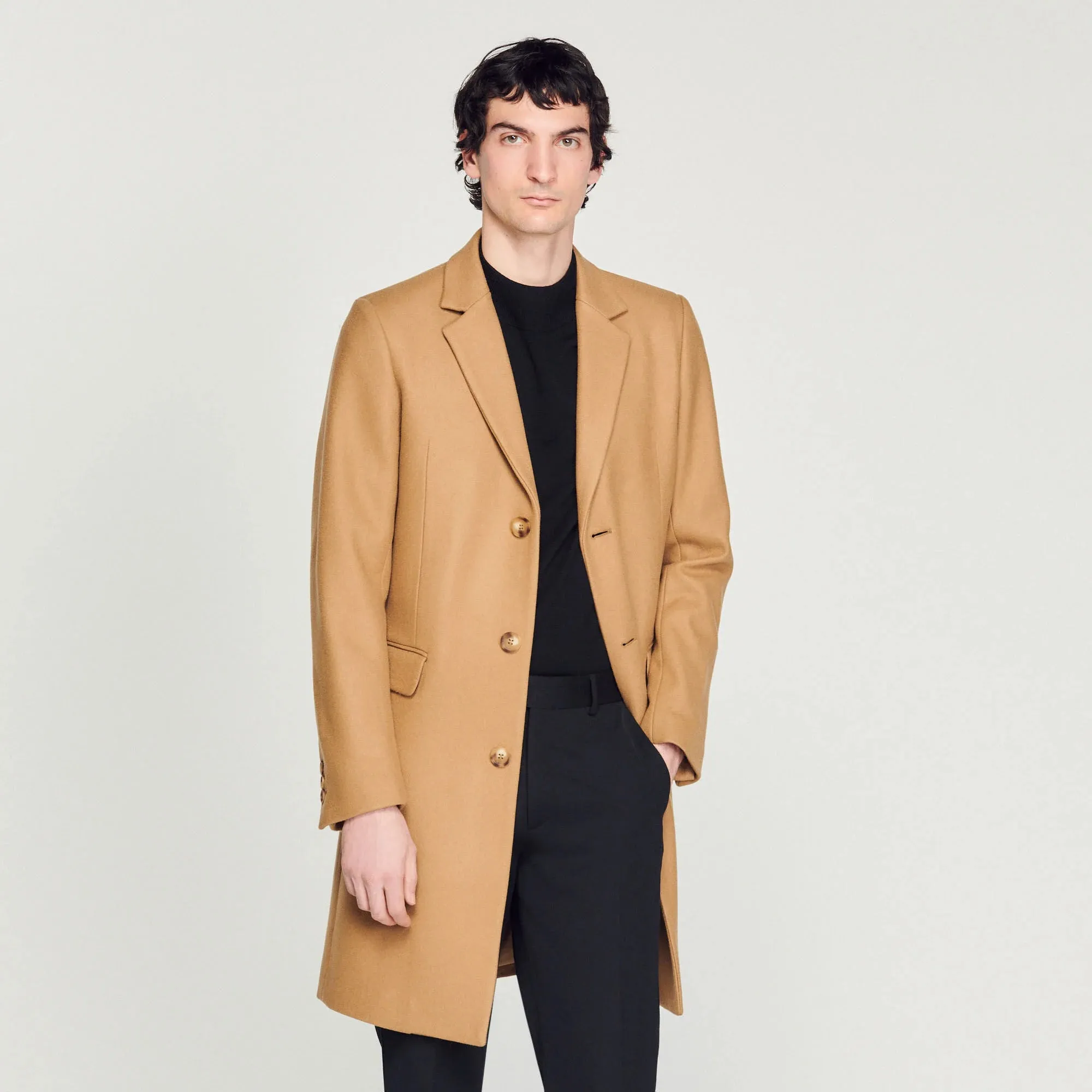 Apollo Wool Coat Beige