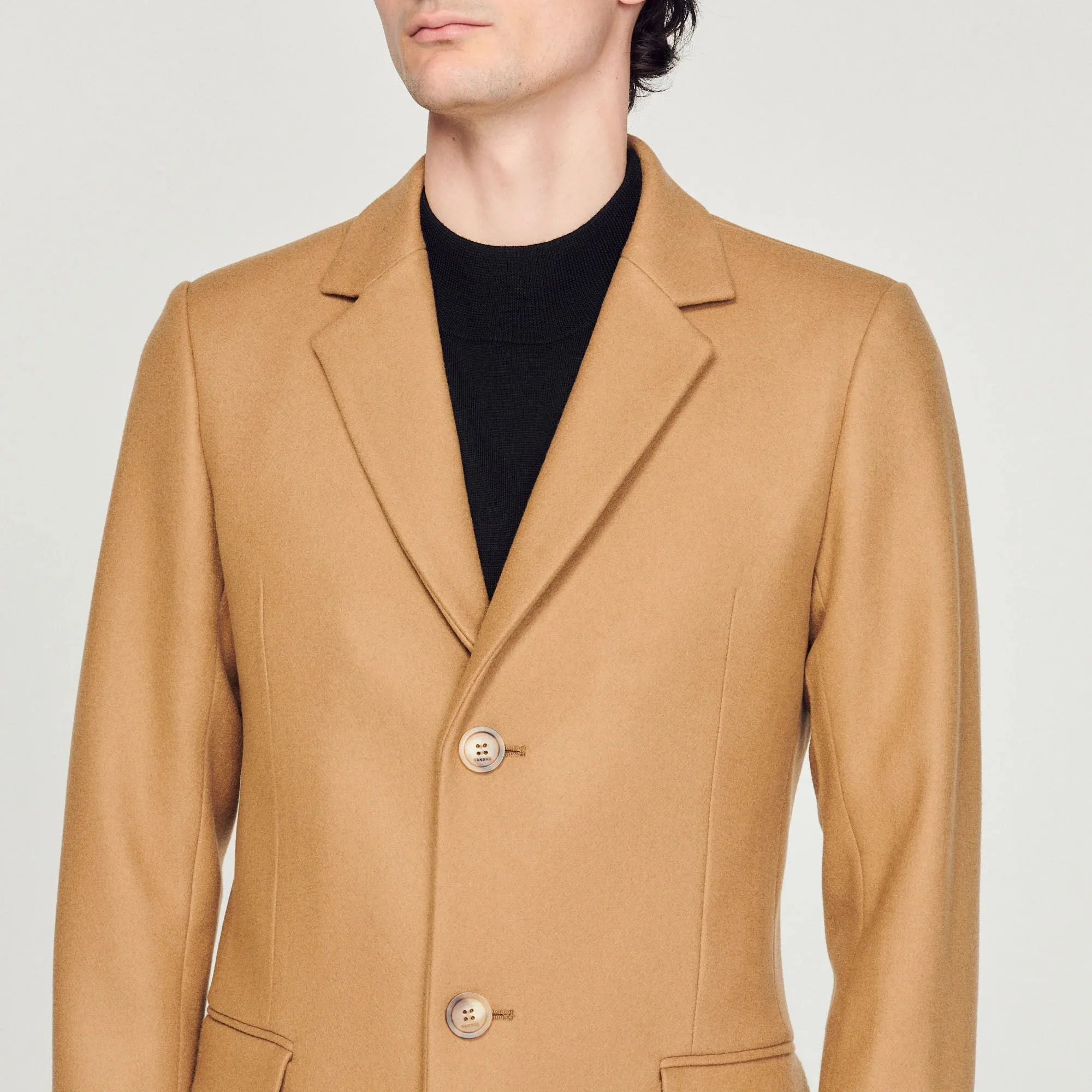 Apollo Wool Coat Beige