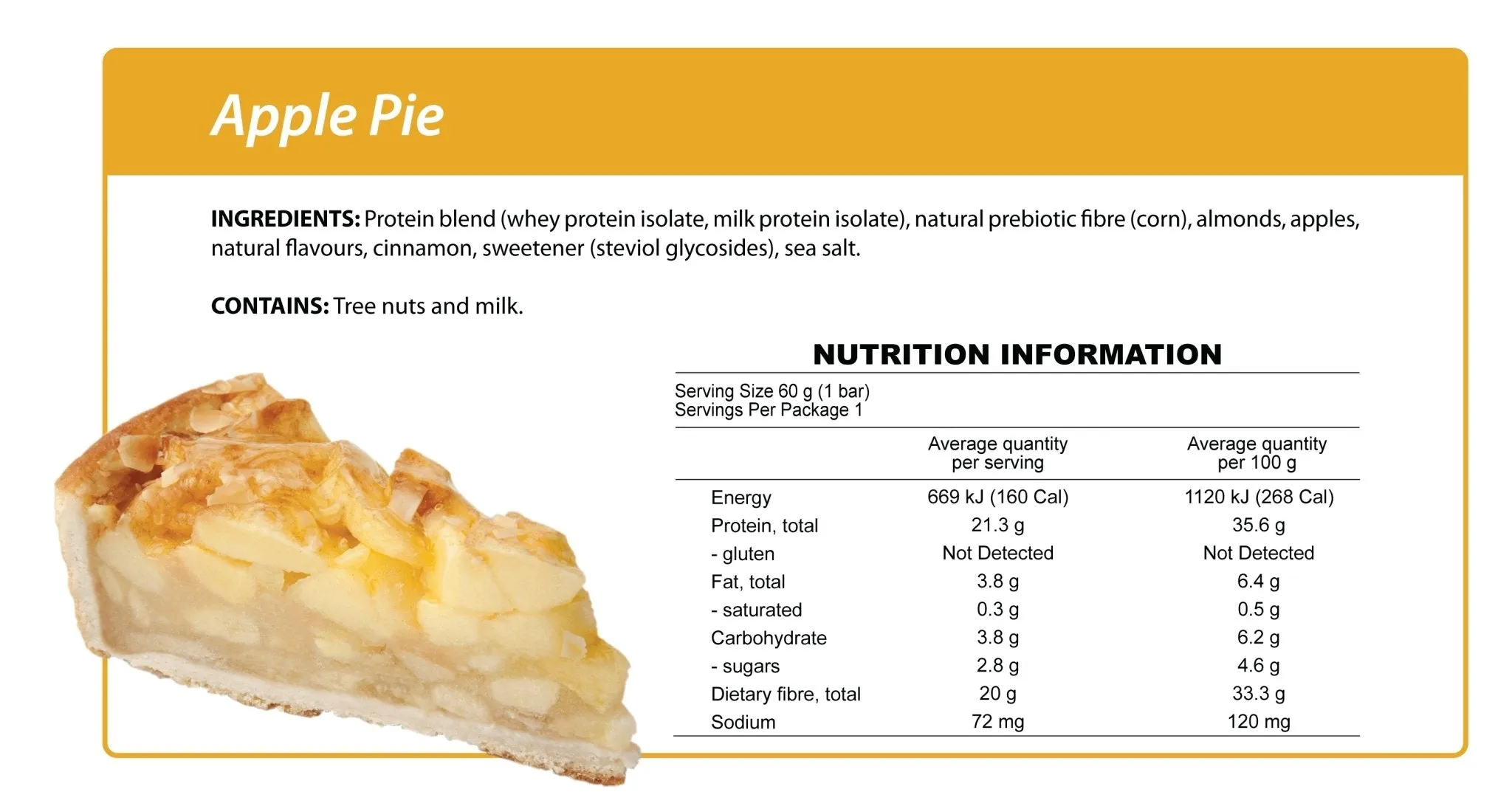 Apple Pie Smart Protein Bar