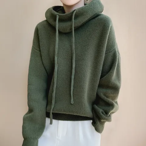 Aria | Knit Hoodie