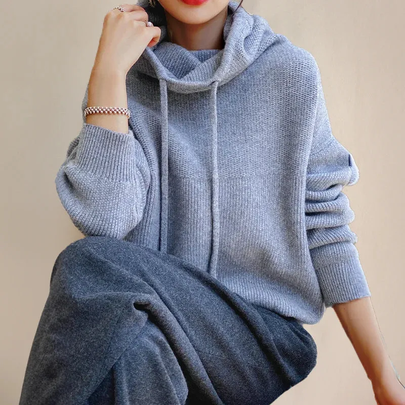Aria | Knit Hoodie