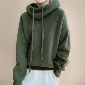 Aria | Knit Hoodie