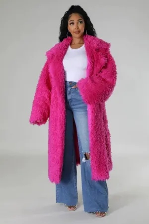ATHINA Fuzzy Fur Winter Heavy Jacket