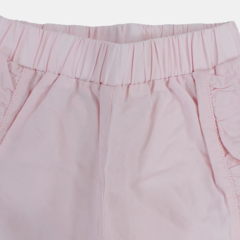 Baby Girls Plain Pastel Shorts