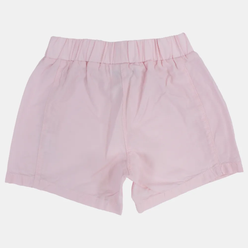 Baby Girls Plain Pastel Shorts