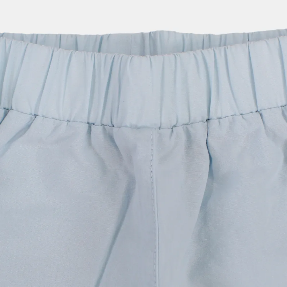 Baby Girls Plain Pastel Shorts
