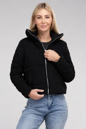 Bacia Corduroy Zip-Up Jacket
