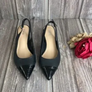 Bar III Tenley Slingback Block-Heel Pumps 6