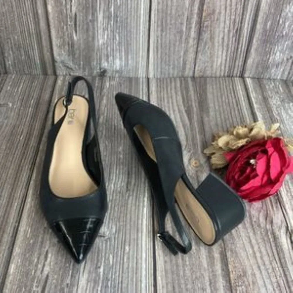 Bar III Tenley Slingback Block-Heel Pumps 6