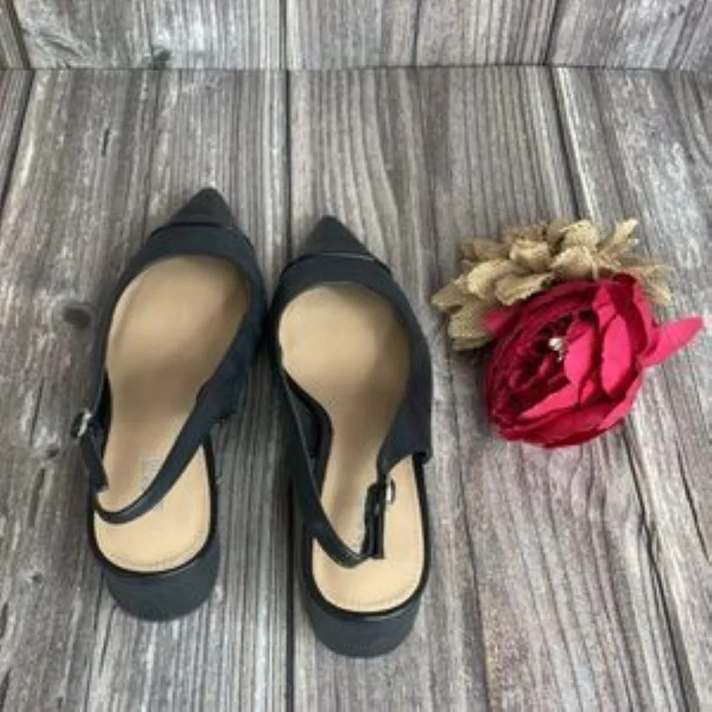 Bar III Tenley Slingback Block-Heel Pumps 6
