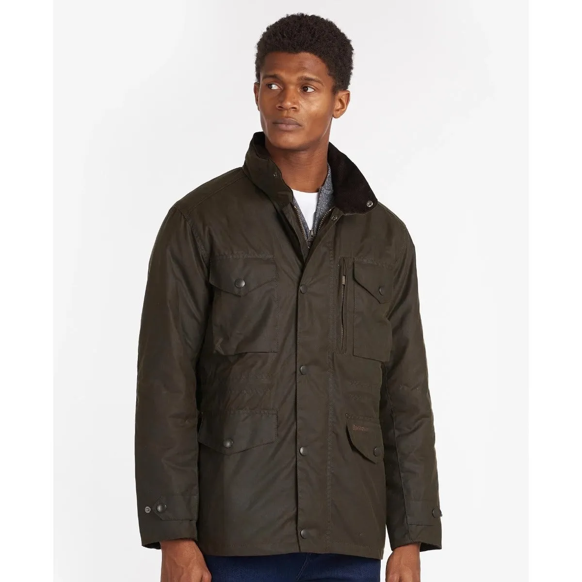 Barbour Sapper Wax Jacket Men's (Olive)