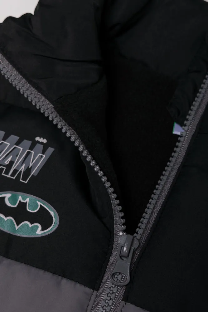 Batman Sleeveless Jacket Grey