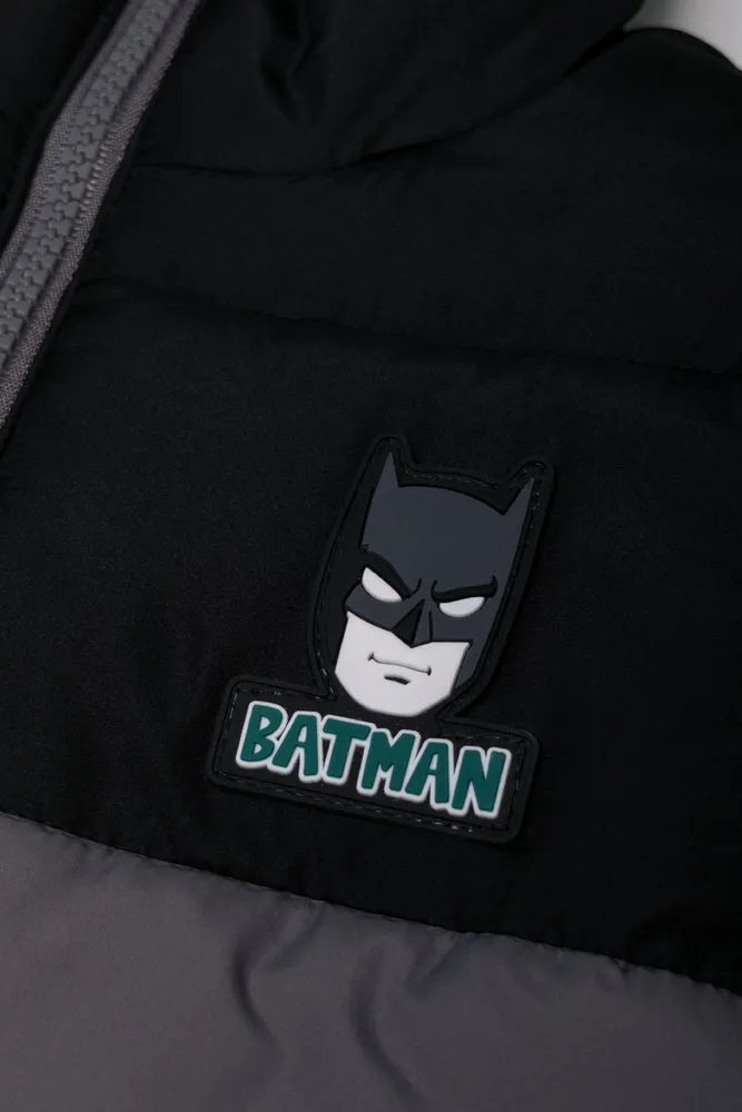 Batman Sleeveless Jacket Grey